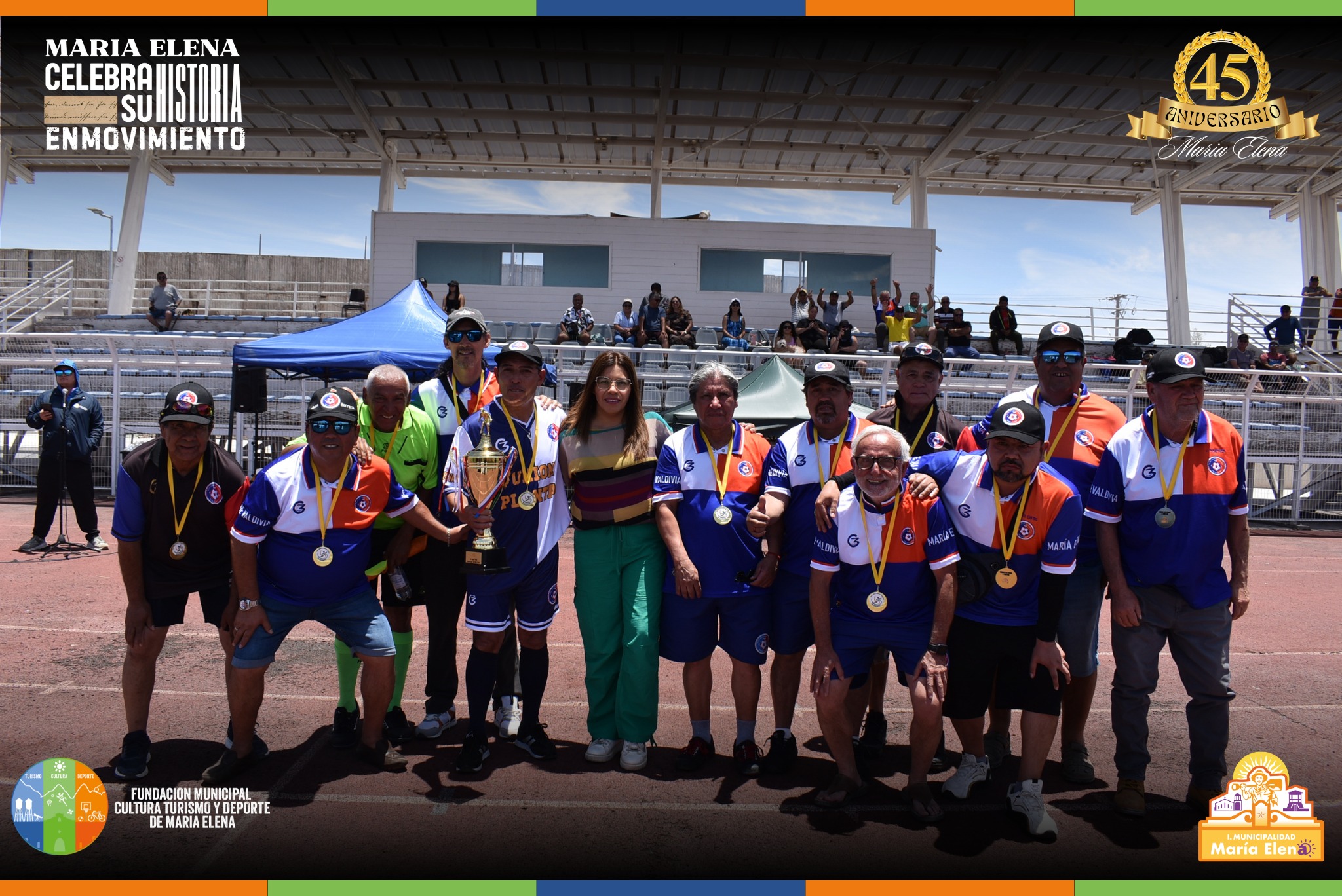 “Salitreros por Siempre” ganó cuadrangular Sub55 en aniversario de María Elena