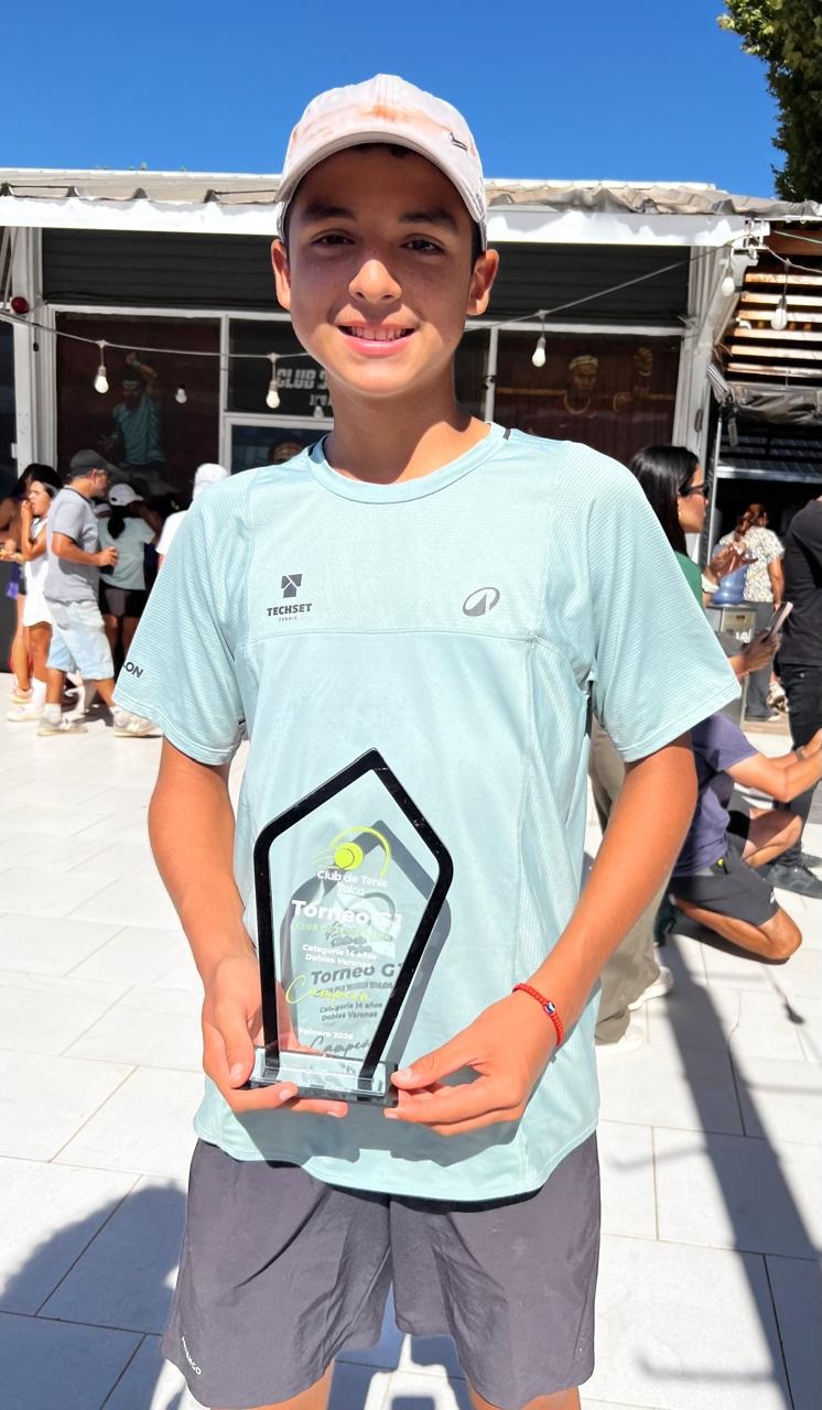 Antofagastino Rafael Mulet Varas logró destacada participación en Torneo Nacional de Tenis de Talca